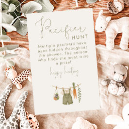 Landschaftlich angelegte Kinderdusche Schnuller Hu