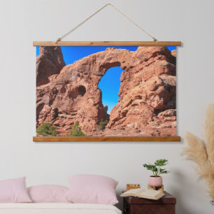 Landschaftlich Arches National Park, Vs 4 Wandteppich Mit Holzrahmen