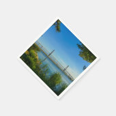 Landschaftlich Arthur Ravenel Bridge Serviette (Ecke)