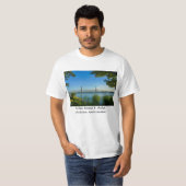 Landschaftlich Arthur Ravenel Bridge T-Shirt (Vorne ganz)