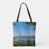 Landschaftlich Arthur Ravenel Bridge Tasche (Rückseite)