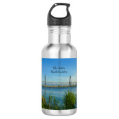 Landschaftlich Arthur Ravenel Bridge Wasserflasche (Vorderseite)