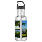 Landschaftlich Arthur Ravenel Bridge Wasserflasche (Rückseite)