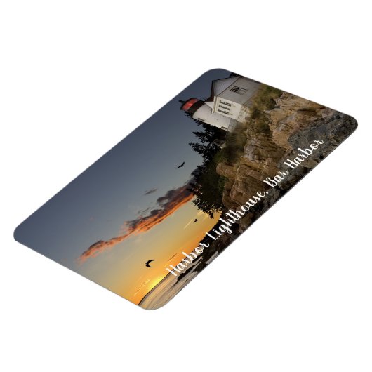 Landschaftlich Bar Harbour Lighthouse Magnet (Linke Seite)