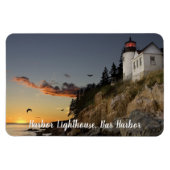 Landschaftlich Bar Harbour Lighthouse Magnet (Horizontal)