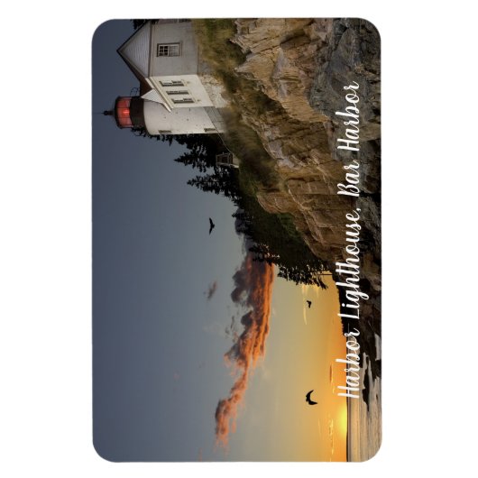 Landschaftlich Bar Harbour Lighthouse Magnet (Vertikal)