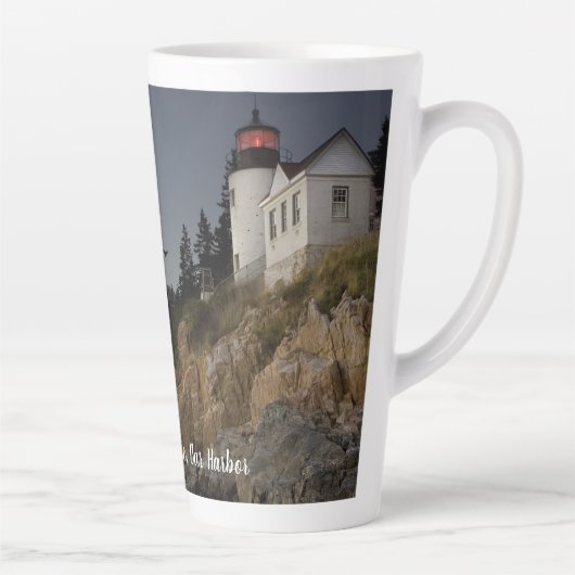 Landschaftlich Bar Harbour Lighthouse Milchtasse (Rechts)