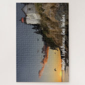 Landschaftlich Bar Harbour Lighthouse Puzzle (Vertikal)