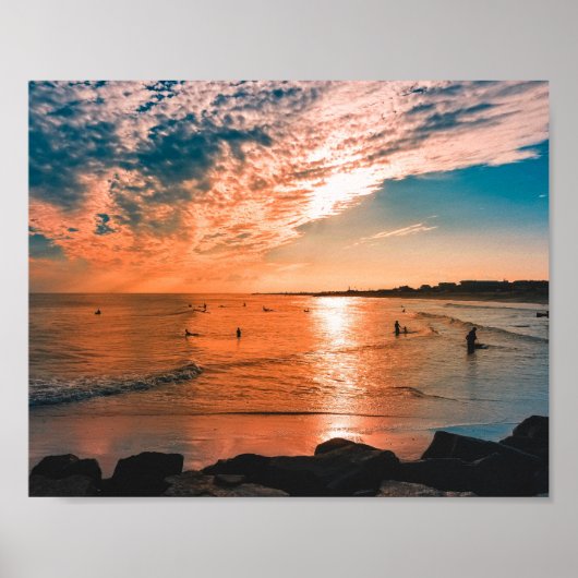 Landschaftlich Beach Art Ocean Images Fotografie C Poster (Vorne)