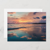 Landschaftlich Beach Art Ocean Images Fotografie C Postkarte (Vorne/Hinten)