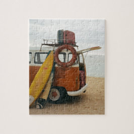 Landschaftlich Beach Art Sommerurlaub Vintag Beach Puzzle