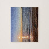 Landschaftlich Beach Sunset Foto Jigsaw Puzzle (Vertikal)