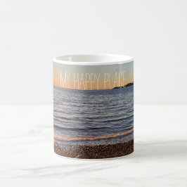 Landschaftlich Beach Sunset Foto Magnet Kaffeetasse