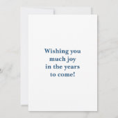 Landschaftlich Beach Vacation Jubiläumsgratis Gruß Karte (Rückseite)