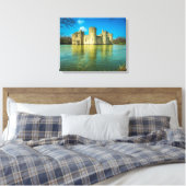Landschaftlich Bodiam Castle in East Sussex Englan Leinwanddruck (Insitu (Schlafzimmer))