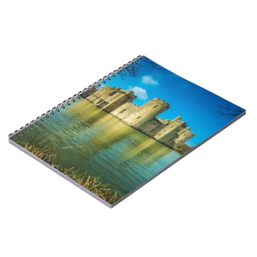 Landschaftlich Bodiam Castle in East Sussex Englan Notizblock (Linke Seite)