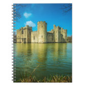 Landschaftlich Bodiam Castle in East Sussex Englan Notizblock (Vorderseite)