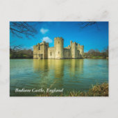 Landschaftlich Bodiam Castle in East Sussex Englan Postkarte (Vorderseite)