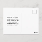 Landschaftlich Brown Horse im Winter Weihnachten V Postkarte (Rückseite)