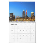 Landschaftlich Cleveland Kalender (Mär 2026)