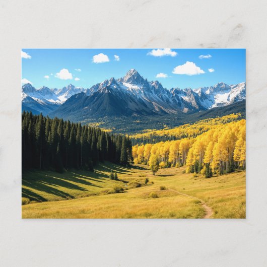 Landschaftlich Colorado Postkarte (Vorderseite)