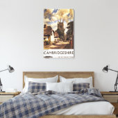 Landschaftlich Country View British Railposter Leinwanddruck (Insitu (Schlafzimmer))
