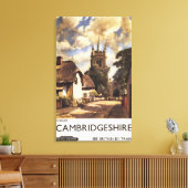 Landschaftlich Country View British Railposter Leinwanddruck (Insitu (Wohnzimmer))