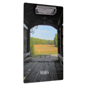 Landschaftlich Covered Bridge-Zwischenablage Klemmbrett (Rechts)