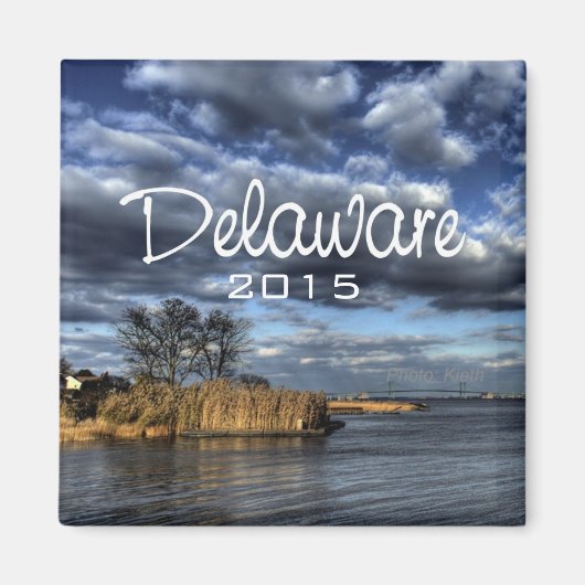 Landschaftlich Delaware USA Kühlschrankmagnet Chan (Vorne)