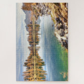 Landschaftlich Federa Lake Landscape - Lago Federa Puzzle (Vertikal)