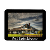 Landschaftlich Fort Saskatchewan Magnet (Horizontal)