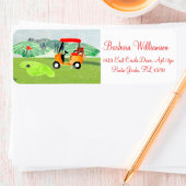 Landschaftlich Fun Golf Cart Grüntöne Rücksendeadr