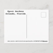 Landschaftlich Gardens Orlando, FL Postkarte (Rückseite)