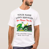 Landschaftlich gestalten| Groundskeeping Service T-Shirt (Vorderseite)