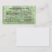 Landschaftlich gestalten-Wasserfall Visitenkarte (Vorne/Hinten)