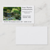 Landschaftlich gestaltenoder im Garten Visitenkarte (Vorne/Hinten)