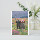 landschaftlich himmlische kurdische Familie Postkarte (Stehend Vorderseite)