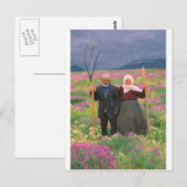 landschaftlich himmlische kurdische Familie Postkarte (Vorne/Hinten)