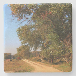 Landschaftlich in Nordgriechenland Sq Untersetzer