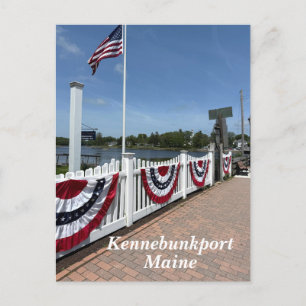 Landschaftlich Kennebunkport Maine Feiertagspostkarte