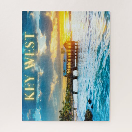 Landschaftlich Key West Pier Puzzle (Vertikal)