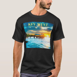 Landschaftlich Key West Pier T-Shirt
