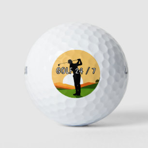 Landschaftlich Lustige Golf 24/7 Theme Golfbälle