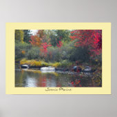 Landschaftlich Maine Poster (Vorne)