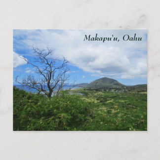 Landschaftlich Makapudau Oahu Hawaii Berge Blick a Postkarte