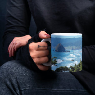 Landschaftlich Oregon Seascape Foto Kaffeetasse