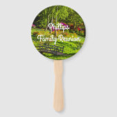 Landschaftlich Park Family Wiedersehen Fächer (Rückseite)