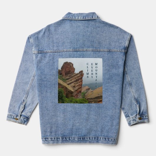 Landschaftlich "Red Rock" Denim Jacket Jeansjacke (Rückseite)