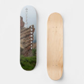 Landschaftlich Red Rocks Colorado Skateboard (Vorderseite)
