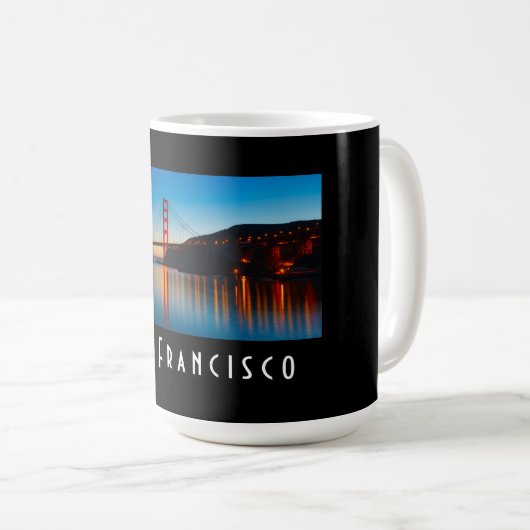 Landschaftlich San Francisco Kaffeetasse (VorderseiteRechts)